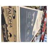 Aloha 60 in. x 30 in. Alcove Soaking Bathtub with Left Drain in Bone
