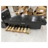 Husky 71.36 in. Matte Black Aluminum Full Size Crossbed Truck Tool Box (see pictures)
