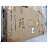 16in.  x 24in. Rectangular Recessed Surface Mount Medicine Cabinet Mirror Black