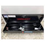 Weather Guard 56 in. Gloss Black Aluminum Lo-Side Truck Tool Box (see pictures)