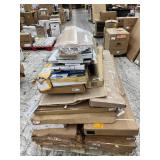 (Assorted, Open Box) Pallet of Shoe Racks, Closet Organizers, Shelves, and Cabinet Drawers