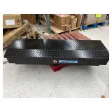 Weather Guard 56 in. Gloss Black Aluminum Lo-Side Truck Tool Box (see pictures)