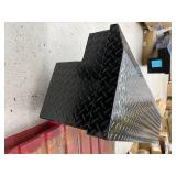 Weather Guard 56 in. Gloss Black Aluminum Lo-Side Truck Tool Box (see pictures)