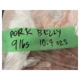 Frozen Pork Belly 9lbs 10.4oz