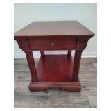 Thomasville Side Table and Table Lamps