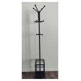 Metal Clothes Tree & Umbrella Stand