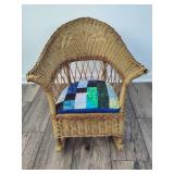Childs Wicker Rocking Chair