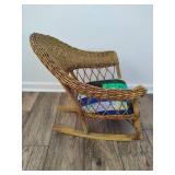 Childs Wicker Rocking Chair
