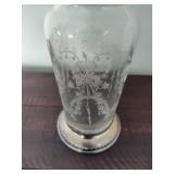 Heisey Orchid Pattern Sterling Silver Cocktail Shaker