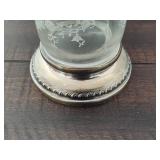 Heisey Orchid Pattern Sterling Silver Cocktail Shaker