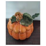 Pumpkin Soup Toureen w/ Ladle and Serving Platter