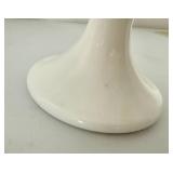 Vintage Fenton Silver Crest Ruffled Bowl and Pedestal Candy Dish