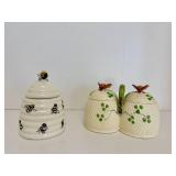 Honey Pots - including Vintage Double Honey Pot