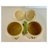 Honey Pots - including Vintage Double Honey Pot