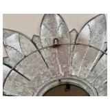 Metal Sunflower Mirror
