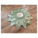 Metal Sunflower Mirror