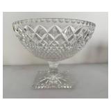 Beautiful Vintage Crystal Pedestal Fruit Bowl