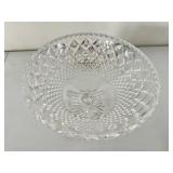 Beautiful Vintage Crystal Pedestal Fruit Bowl