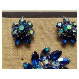Stunning Brooch & Screw Back Earring set