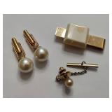 Cuff Links, Tie Tack & Tie Clip