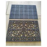 Two Heavy Duty Entry Rugs