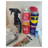 Huge Assortment of Misc Garage Items/Tools/Nails + Shelf