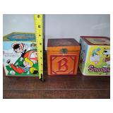 Vintage Jack-In-The-Boxes (Mother Goose, Bear & Snoopy)