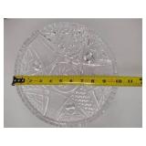 Assorted Crystal Serving Pieces/Decor