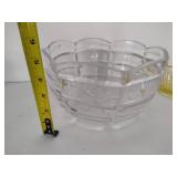 Assorted Crystal Serving Pieces/Decor