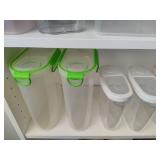 Assorted Plastic Storage w/Lids