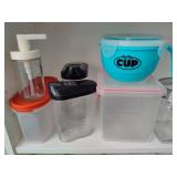 Assorted Plastic Storage w/Lids