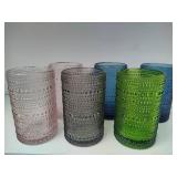 Six Beaded Glasses