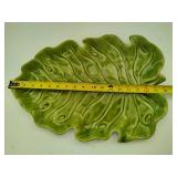 Leaf Serving Tray & Cabbage Salt & Pepper Shakers