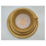 Vintage Bavaria Cup/Saucer/Dish Set & Hand Painted Cups