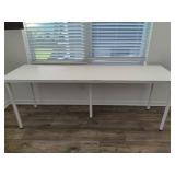 Lightweight Long White Craft Table