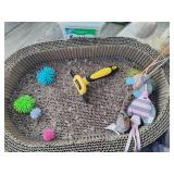 Assorted Pet Toys, Treats, Litter, Etc.