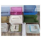 Assorted Storage Bins/Basket