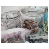 Beachy Decor & Various Glass Pebbles