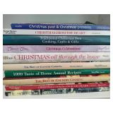 Lot of Christmas Recipe & Decorating Books