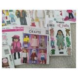 Large Lot of Doll Clothing Patterns