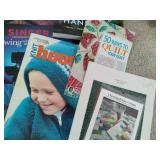 Assorted Sewing, Knitting & Quilting Books