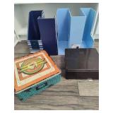 Storage Tins & Book/Magazine File Boxes