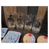 Lake Décor Lot, Koozies, Salt and Pepper Bobbers, Lake signs and more