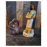 Vintage Native American Décor Figurines  HOMCO, Old West Visions Limited Edition