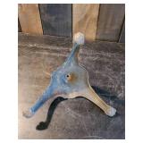 Cast Iron Footed Flag Base