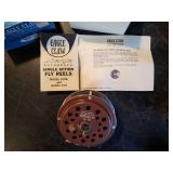 Vintage Fishing Reels 2 with boxes Johnson Century, Eagle Claw, and more