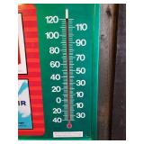 Vintage tin Cigarette Thermometer Advertising Sign