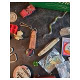 Lot of Vintage Smalls, Pins, Watches, Pocket knives, and much much more