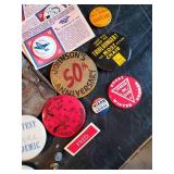 Lot of Vintage Smalls, Pins, Watches, Pocket knives, and much much more