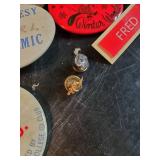 Lot of Vintage Smalls, Pins, Watches, Pocket knives, and much much more